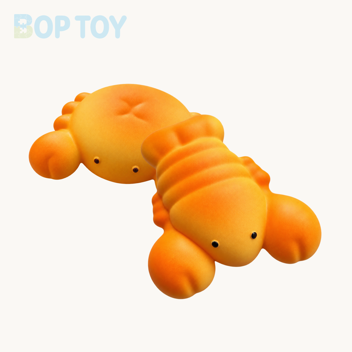 Slow Rising Squishy Crab Lobster Stress Relief Decompression Toy — product-only hero — BOP TOY