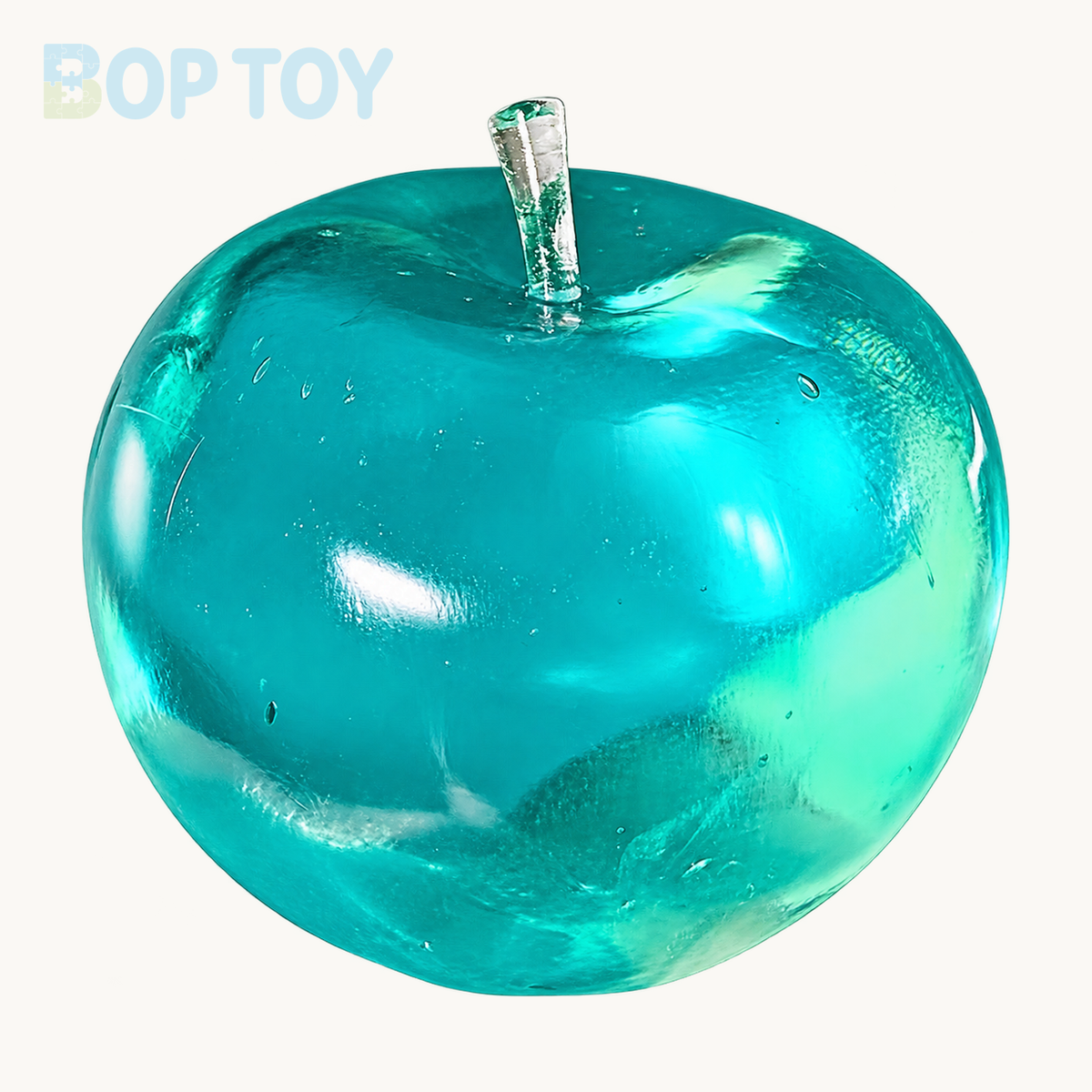 Apple Shape Vaseline Base Handmade Stress Balls — Blue — BOP TOY