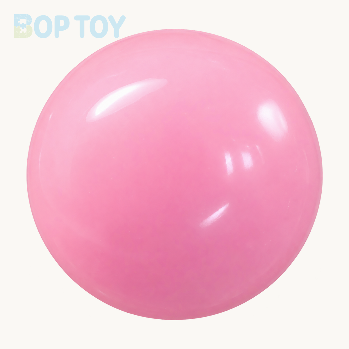 Crisp Satisfying Sound Stress Ball Collection Relief Decompression Toy — Pink — BOP TOY