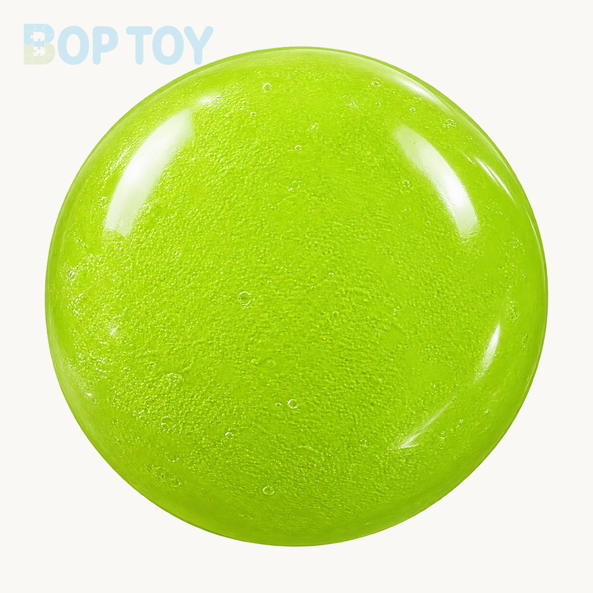 Crisp Satisfying Sound Stress Ball Collection Relief Decompression Toy — Green — BOP TOY