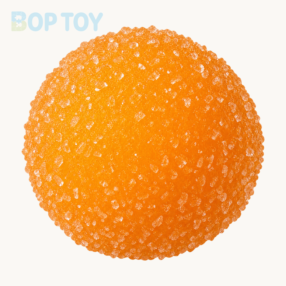 Crisp Satisfying Sound Stress Ball Collection Relief Decompression Toy — Orange Bayberry — BOP TOY
