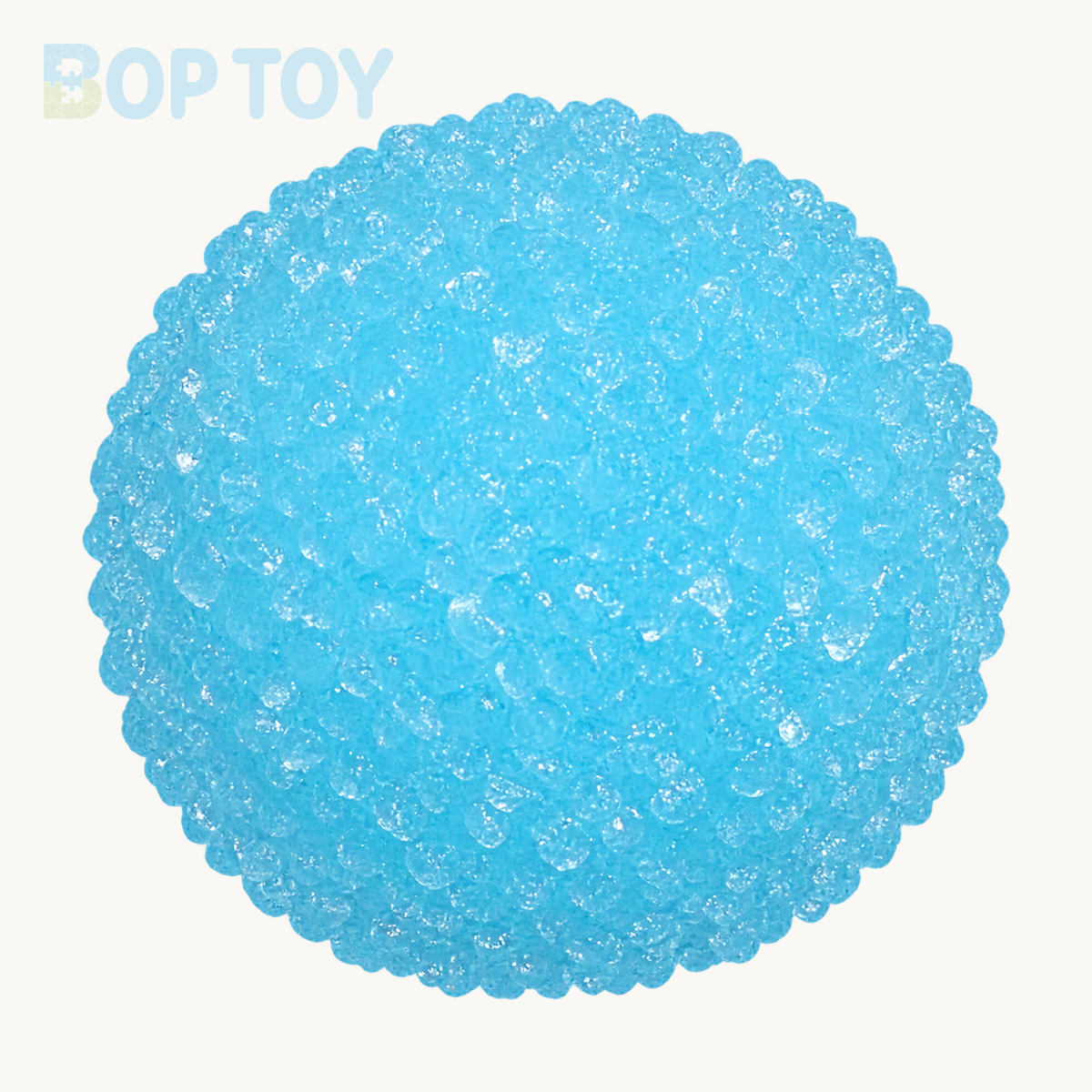 Crisp Satisfying Sound Stress Ball Collection Relief Decompression Toy — Blue Bayberry — BOP TOY