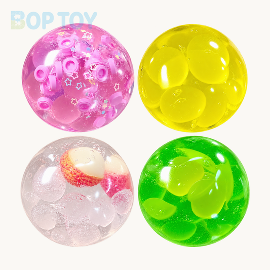 Fruit Hard Candy & Vaseline Base Stress Ball Squishy Stress Relief Decompression Toy — BOP TOY product-only hero