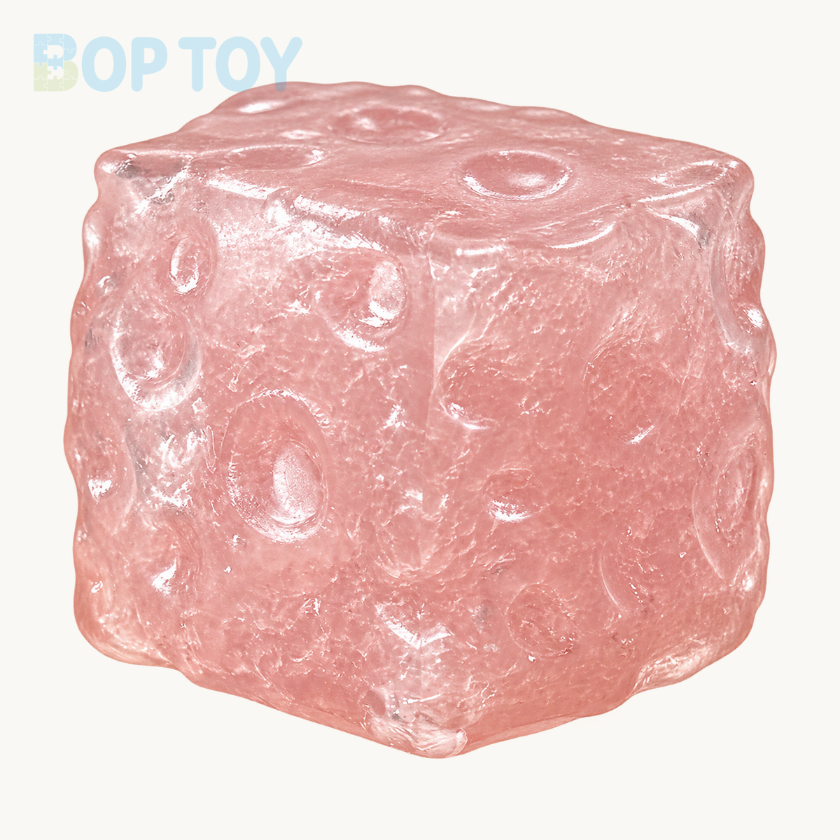 Mini Cheese Crisp Satisfying Sound & Vaseline Handmade Stress Ball — BOP TOY product-only hero