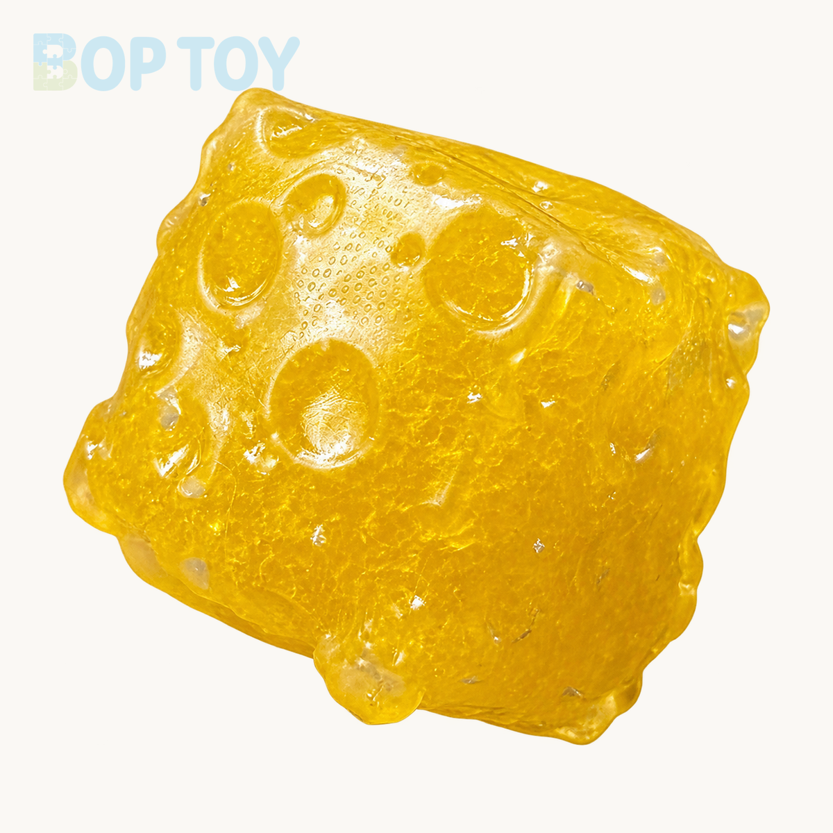 Mini Cheese Crisp Satisfying Sound & Vaseline Handmade Stress Ball — Yellow - Crisp Satisfying Sound — BOP TOY