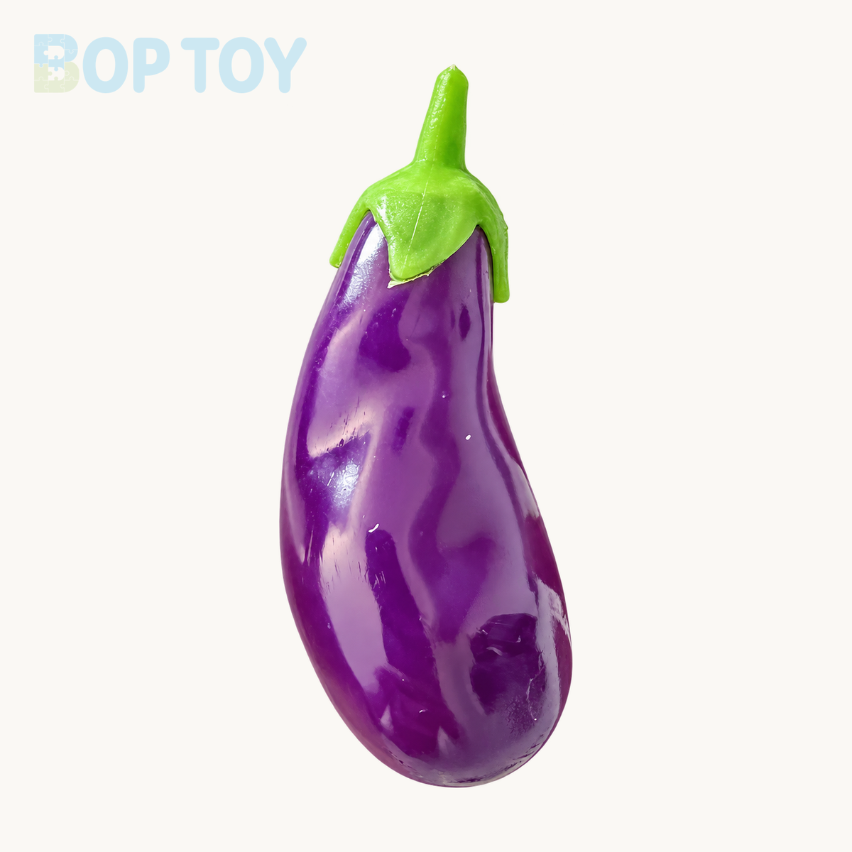 Vaseline Eggplant Handmade Stress Ball Stress Relief Decompression Toy — BOP TOY product-only hero