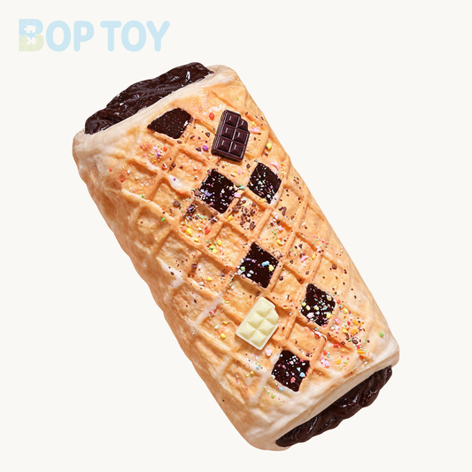 Chocolate Roll Taba Squishy Toy – Chocolate Roll – BOP TOY