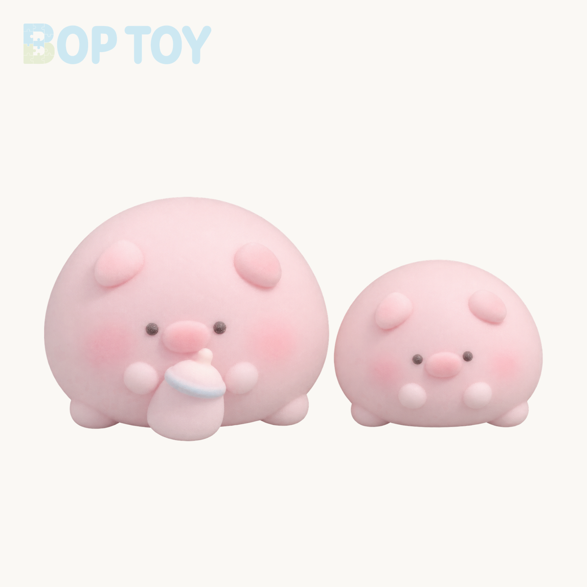 Pink Pig Taba Squishy Toys – 2-Piece Set – 2pcs – BOP TOY