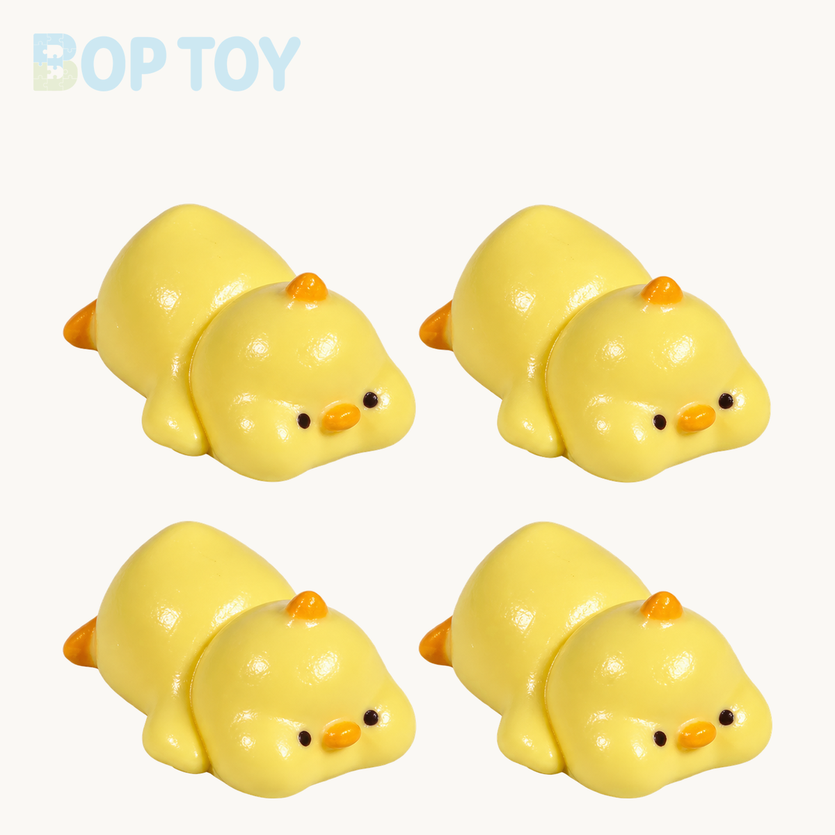 Mini Size Duck Taba Squishy Toy – 4pcs – BOP TOY
