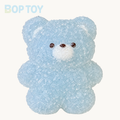 Textured Bear Taba Squishy Toy – Blue – BOP TOY