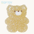 Textured Bear Taba Squishy Toy – Yellow – BOP TOY