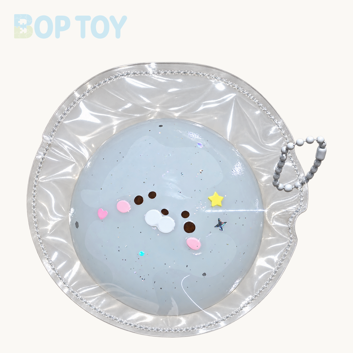 Cute Seal Sphere Taba Squishy Toy – Blue – BOP TOY