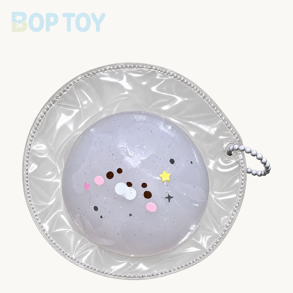 Cute Seal Sphere Taba Squishy Toy – Purple – BOP TOY