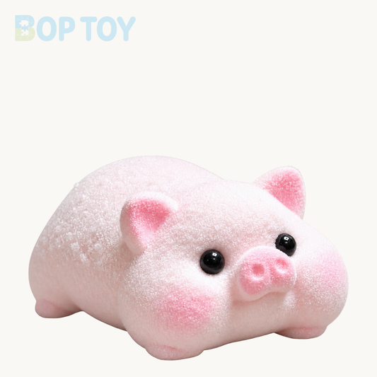 Cute Pig Taba Squishy Toy – Black Eyes – BOP TOY