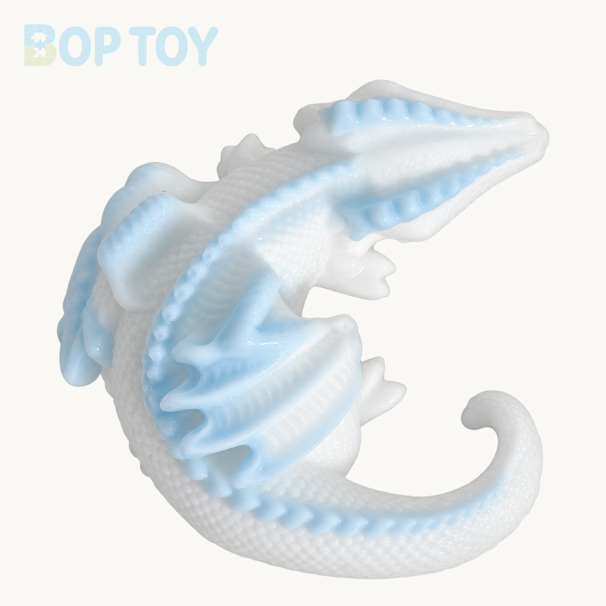 Dragon - Christmas Series Taba Squishy Toy – Blue – BOP TOY