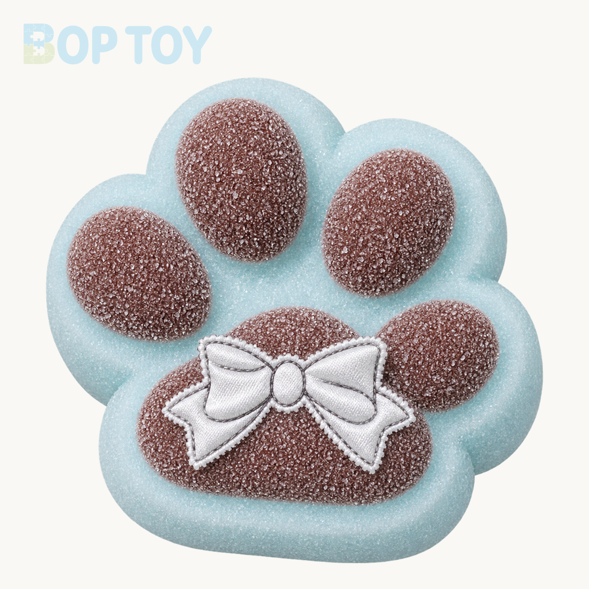 Cat's Paw – Blue & Brown Taba Squishy Toy – blue & brown – BOP TOY