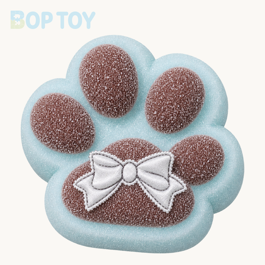 Cat's Paw – Blue & Brown Taba Squishy Toy – blue & brown – BOP TOY