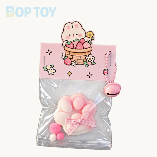 Cat's Paw Taba Squishy Toy – pink / purple / blue & More – pink / taba squishy – BOP TOY