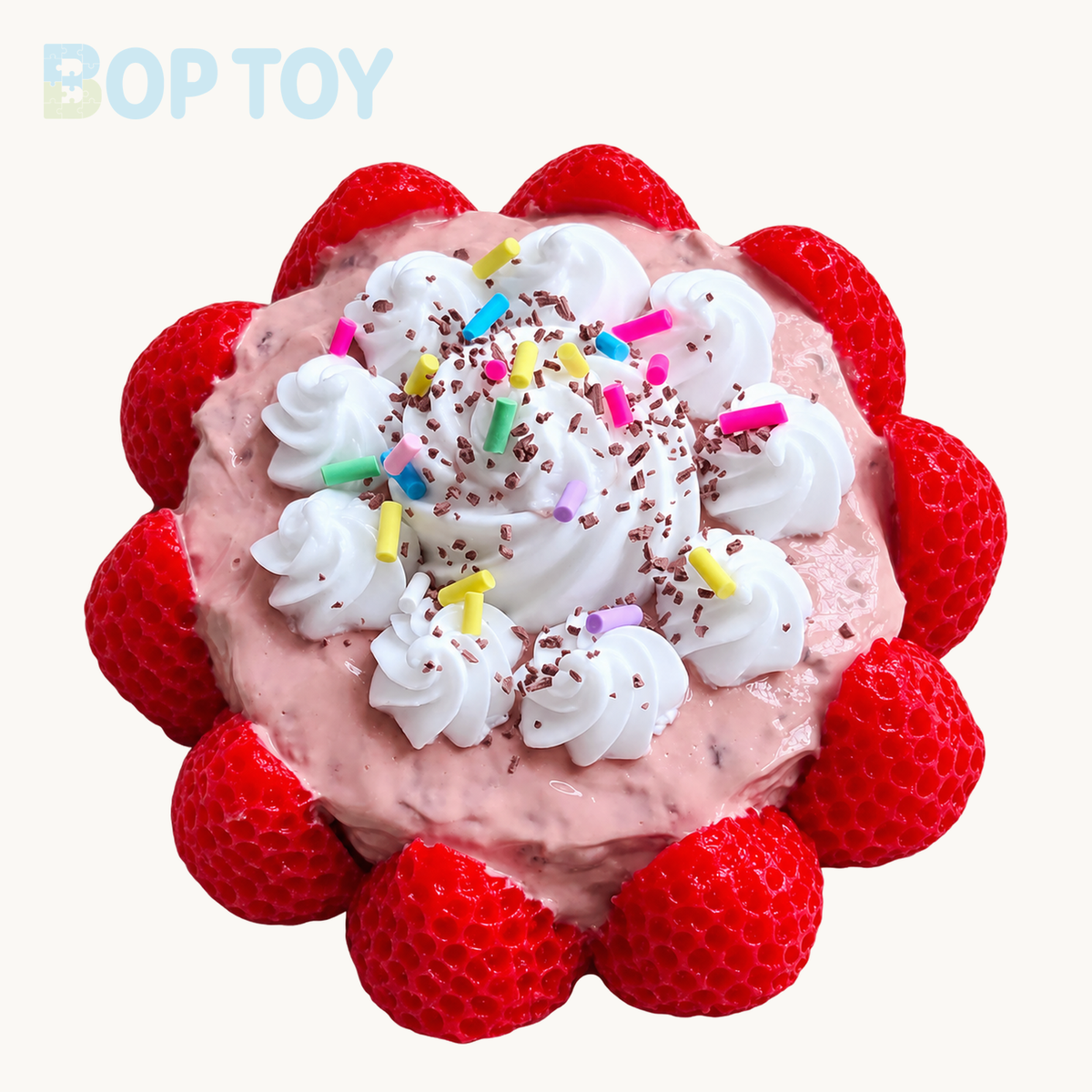 Berry Cake Taba Squishy Toy – Square & Round – Round Cake - 150g – BOP TOY