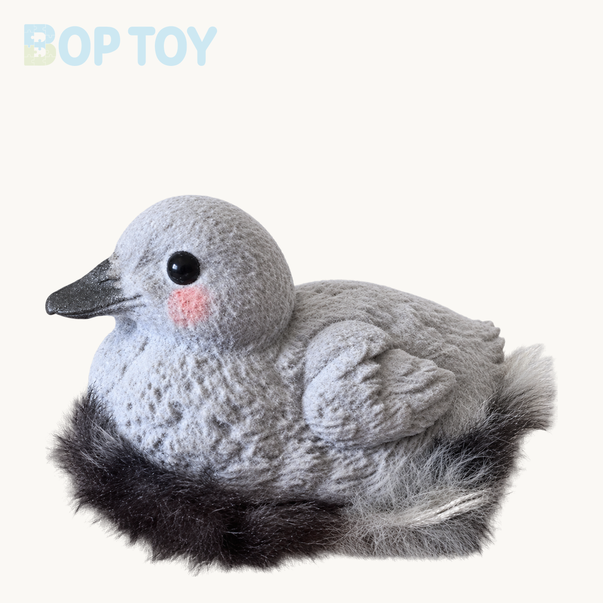 Duck Taba Squishy Toy – Grey – BOP TOY