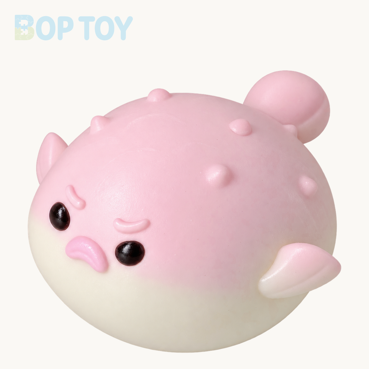 Puffer Fish Taba Squishy Toy – Pink – BOP TOY