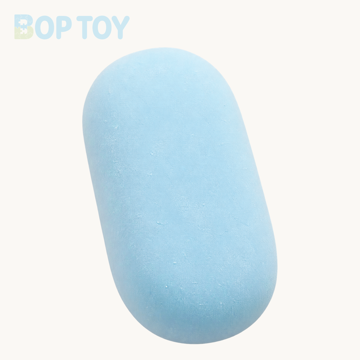 Pastel Mochi Taba Squishy Toy – Solid Color / Blue – BOP TOY