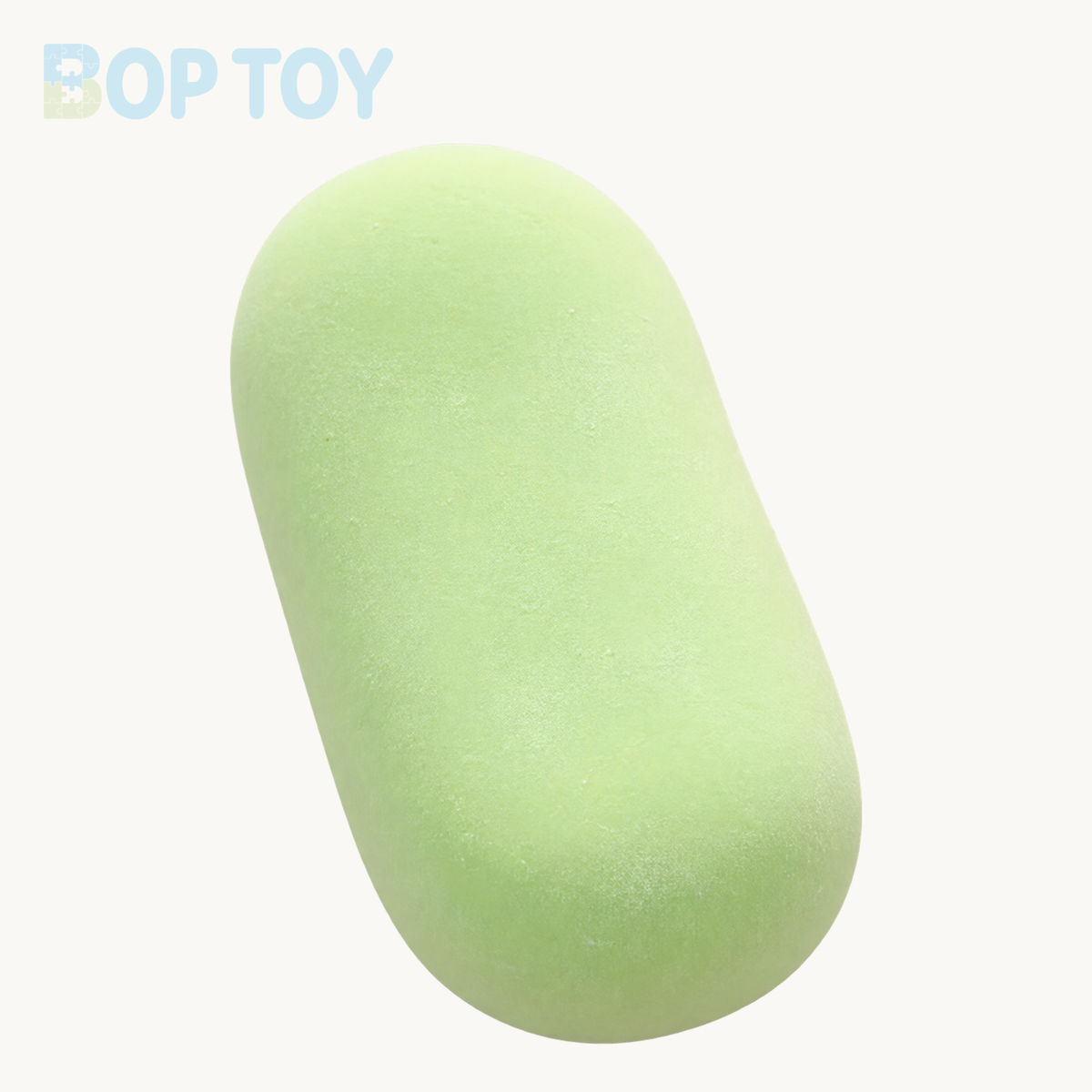Pastel Mochi Taba Squishy Toy – Solid Color / Green – BOP TOY