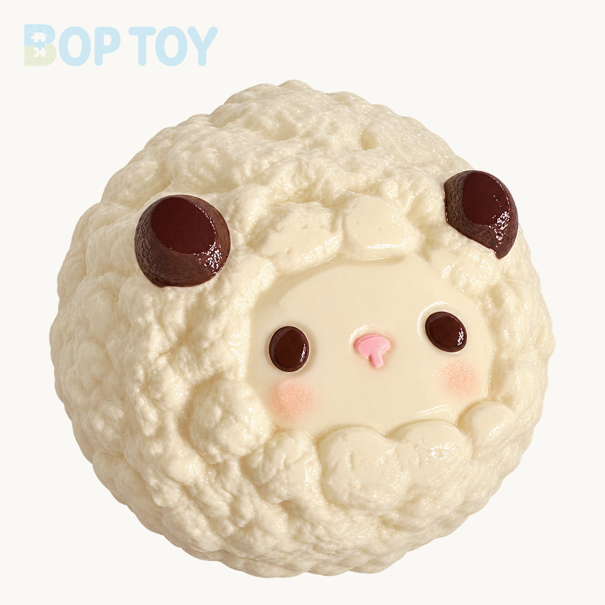 Sheep Taba Squishy Toy – Round – BOP TOY