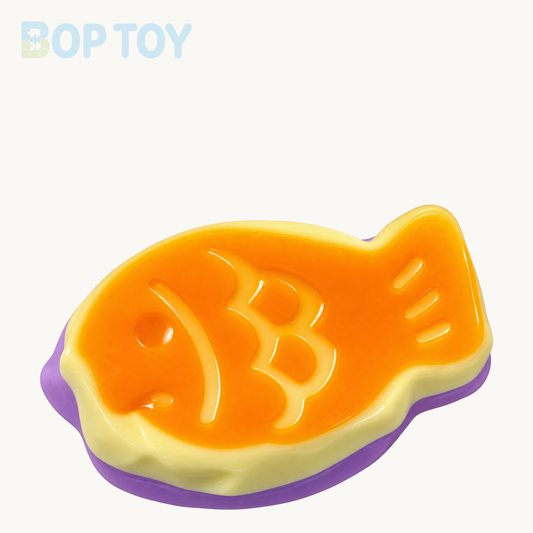 Taiyaki Fish Taba Squishy Toy – Caramel – BOP TOY
