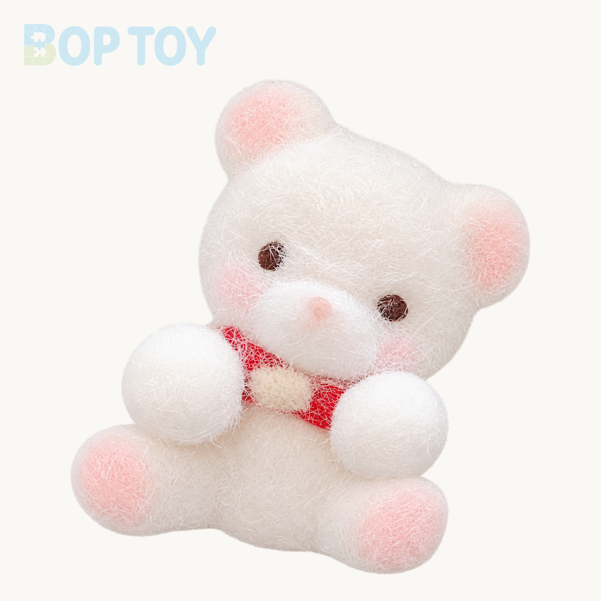 White Bear Taba Squishy Toy – white bear – BOP TOY