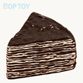 Layered Cake Slice Taba Squishy Toy – Chocolate – BOP TOY
