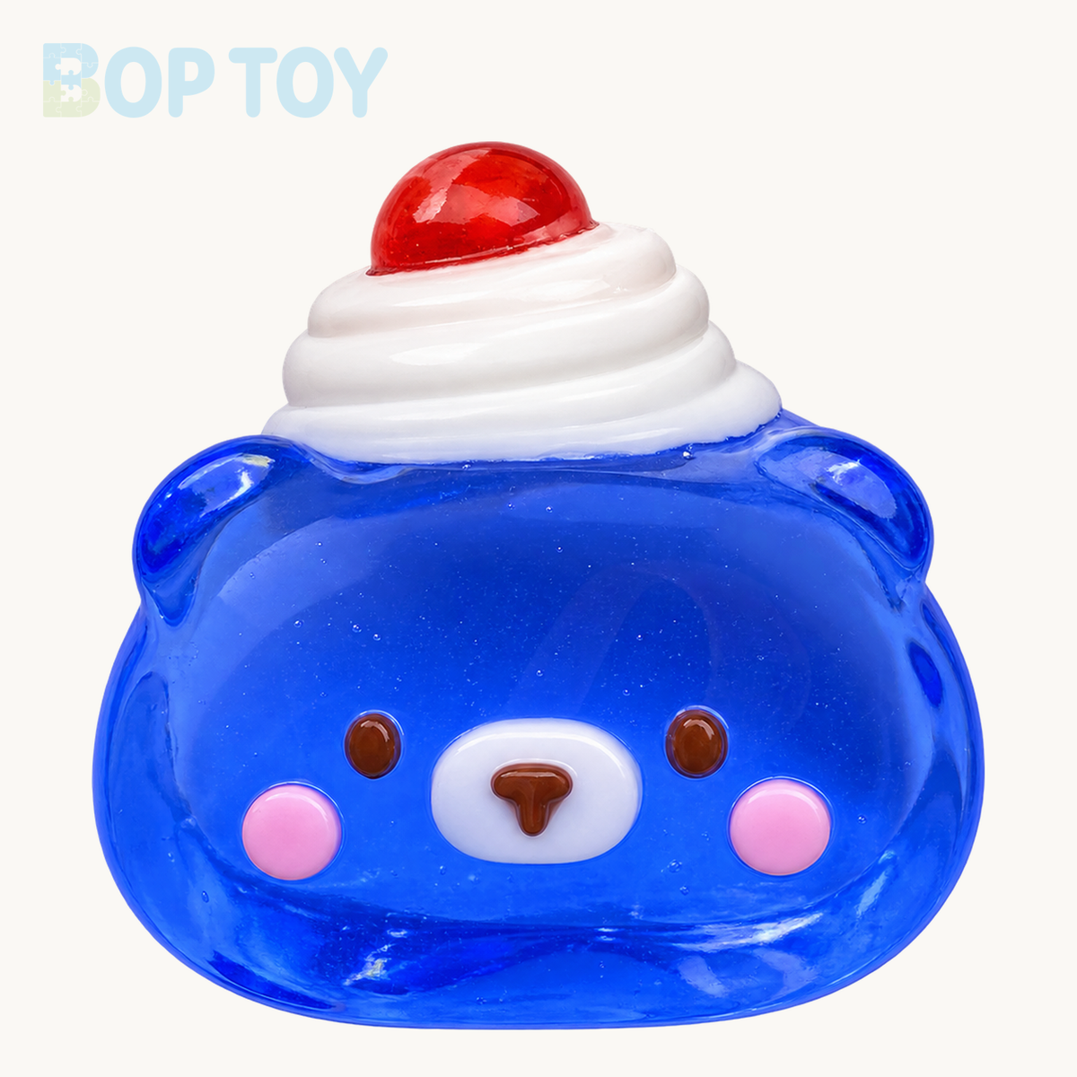 Transparent Blue Bear Taba Squishy Toy – Blue Bear – BOP TOY