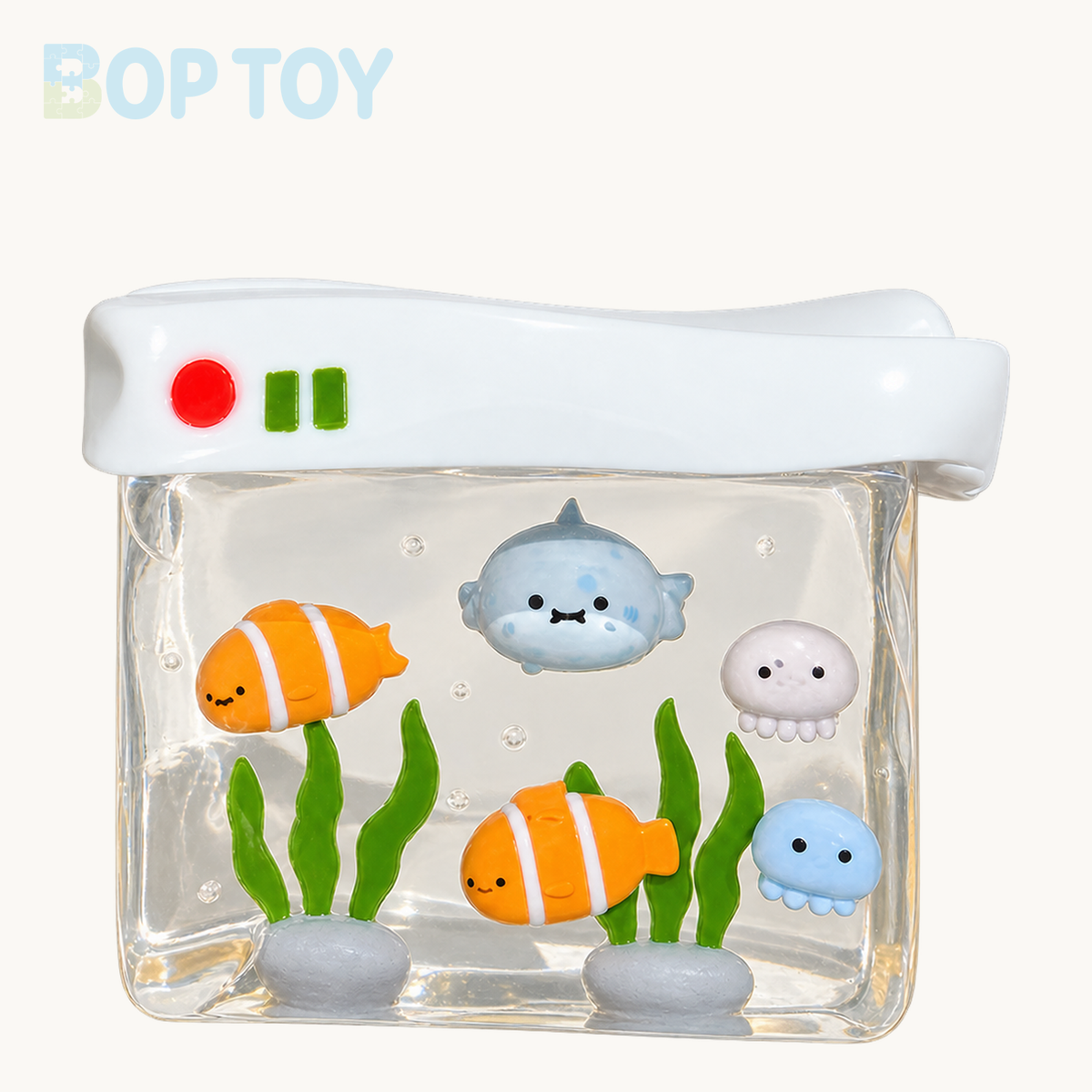 Transparent Fish Tank Taba Squishy Toy – Transparent Fish Tank – BOP TOY