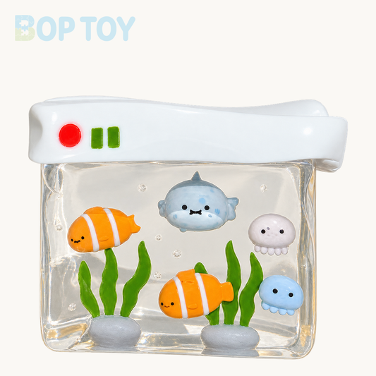 Transparent Fish Tank Taba Squishy Toy – Transparent Fish Tank – BOP TOY