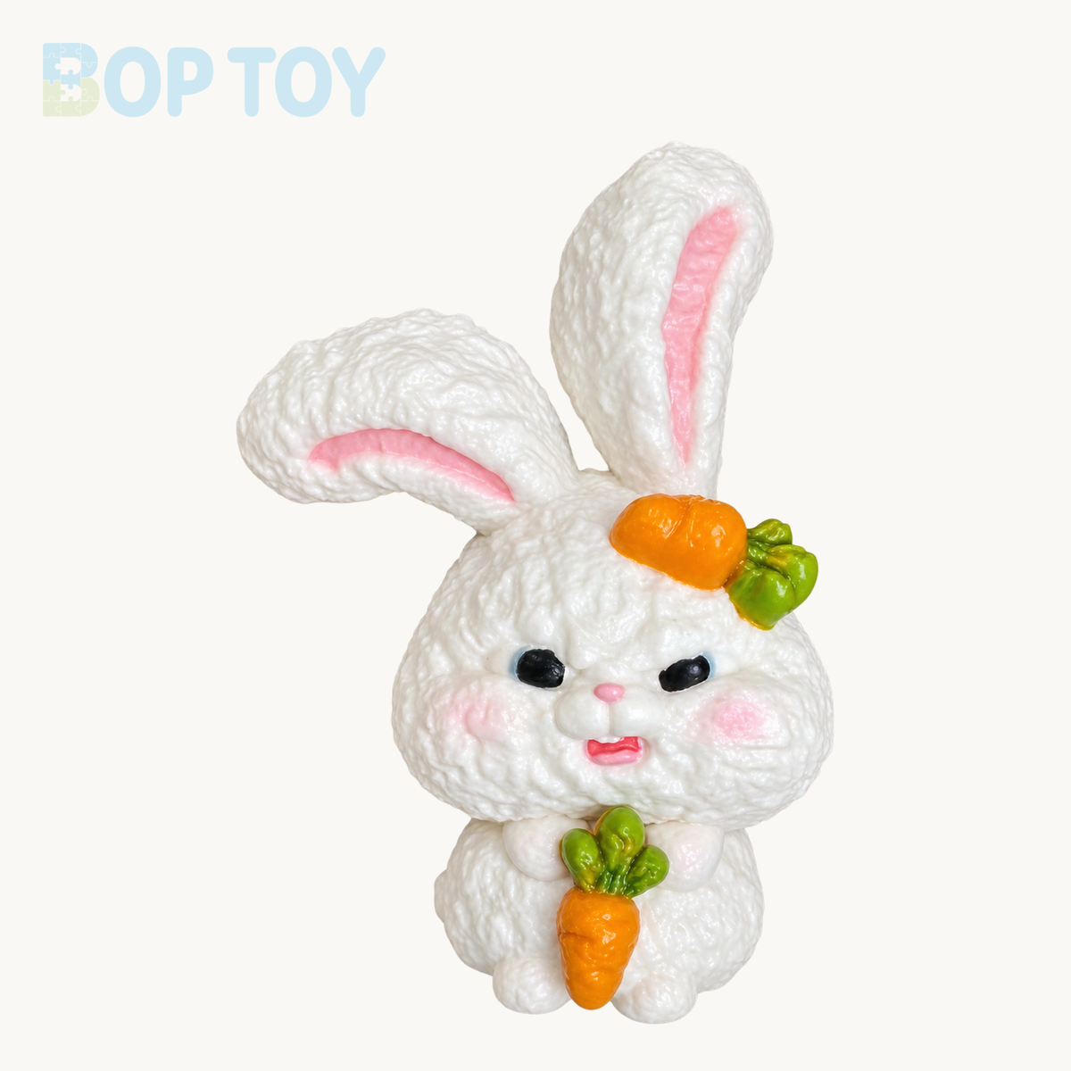 Rabbit Bunny Snowball Taba Squishy Toy – Bunny – BOP TOY