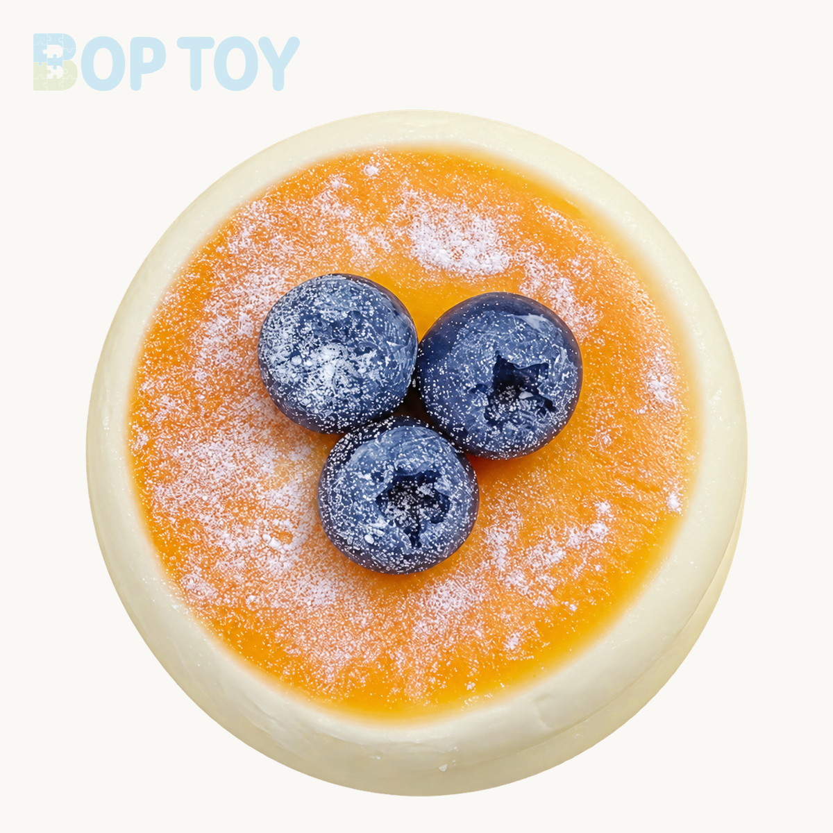 Soufflé Cake Taba Squishy Toy – Blueberry Souffle – BOP TOY