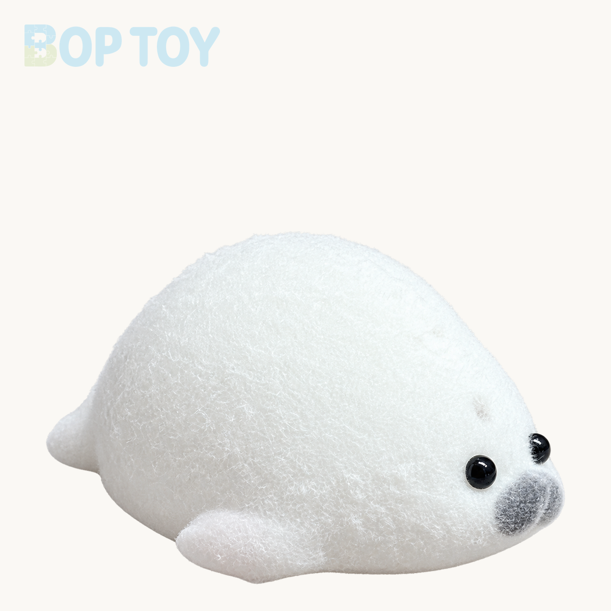Small Baby Seal Taba Squishy Toy – White – BOP TOY