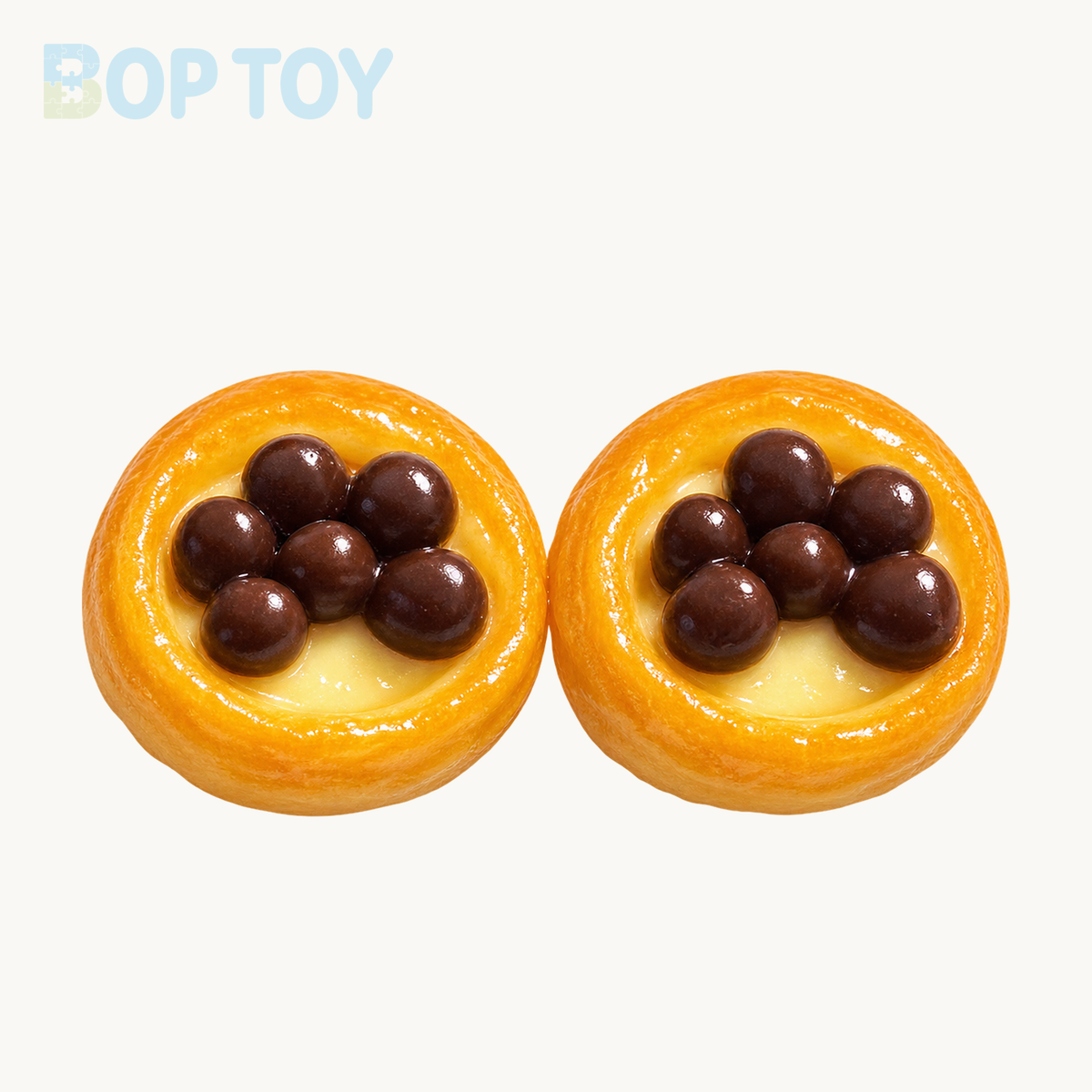 Mini Paw Egg Tart Taba Squishy Toy – 2pcs – BOP TOY