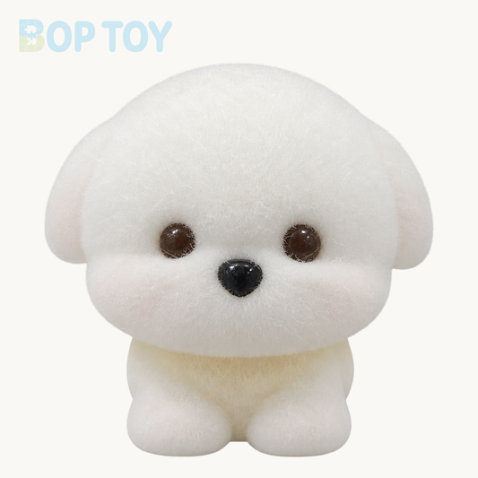 Tiny Puppy with Flocking Taba Squishy Toy – puppy – BOP TOY