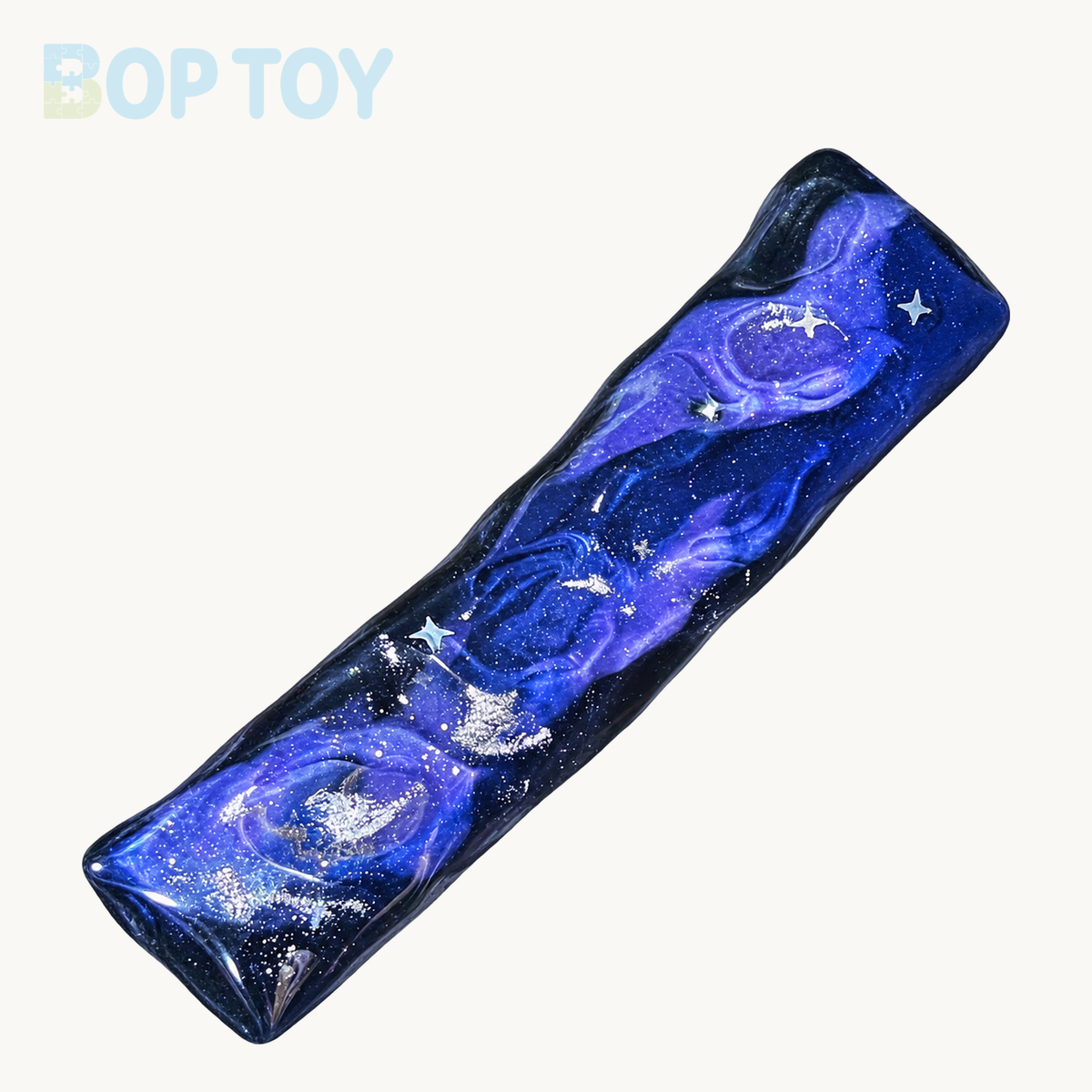 Transparent Cosmic Strips / Mini Cube Ball Taba Squishy Toy – Cosmic Strips – BOP TOY
