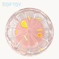 Transparent Grapefruit Taba Squishy Toy – Pink – BOP TOY