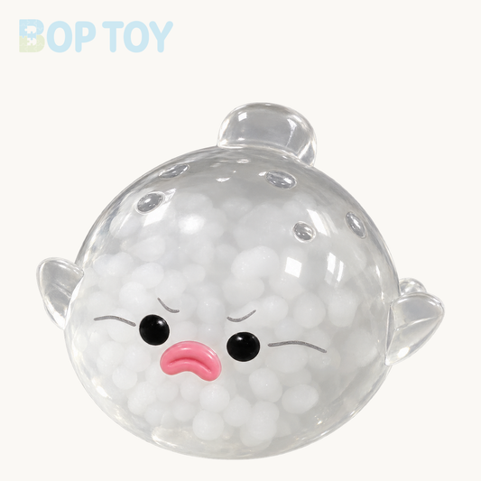 Transparent Puffer Fish Taba Squishy Toy – Transparent Puffer Fish – BOP TOY