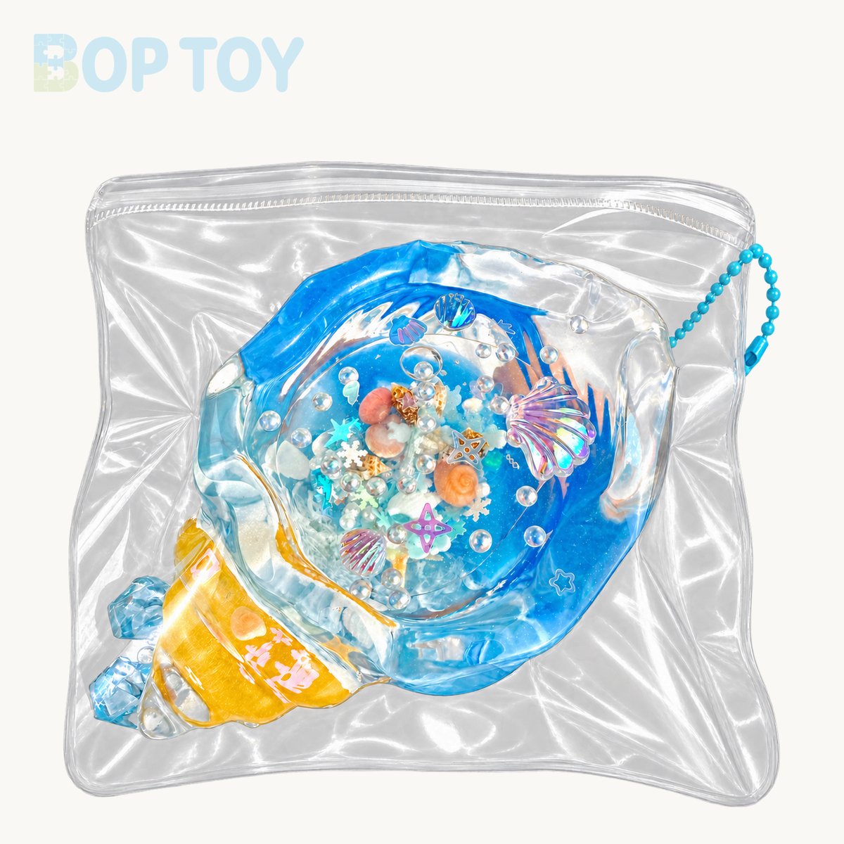 Undersea Globe Taba Squishy Toy – Conch shape – BOP TOY