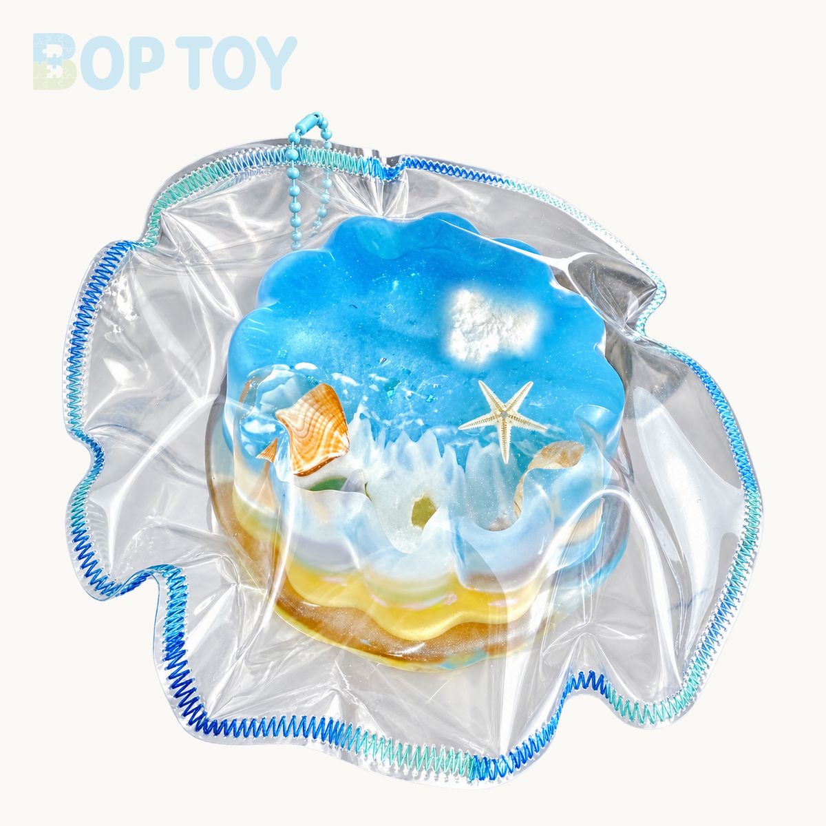 Undersea Globe Taba Squishy Toy – Pudding shape – BOP TOY
