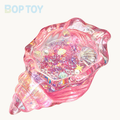 Transparent Whelk Conch Taba Squishy Toy – Pink – BOP TOY