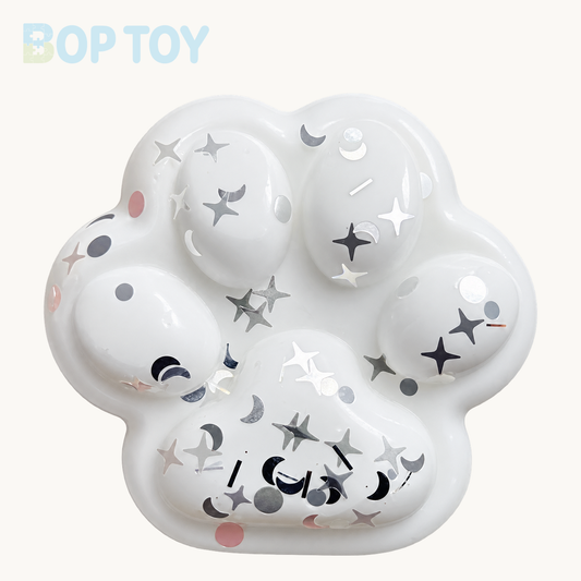 White Cat's Paw Taba Squishy Toy – type A – BOP TOY