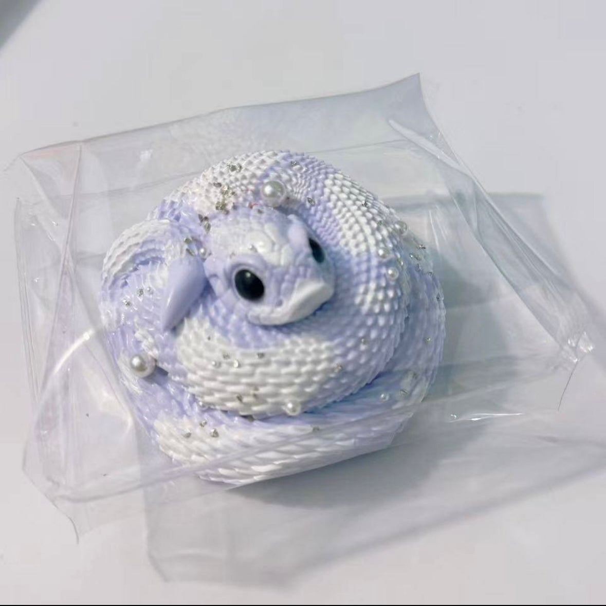 Handmade Circling Snake Taba Squishy Toy – product image 3