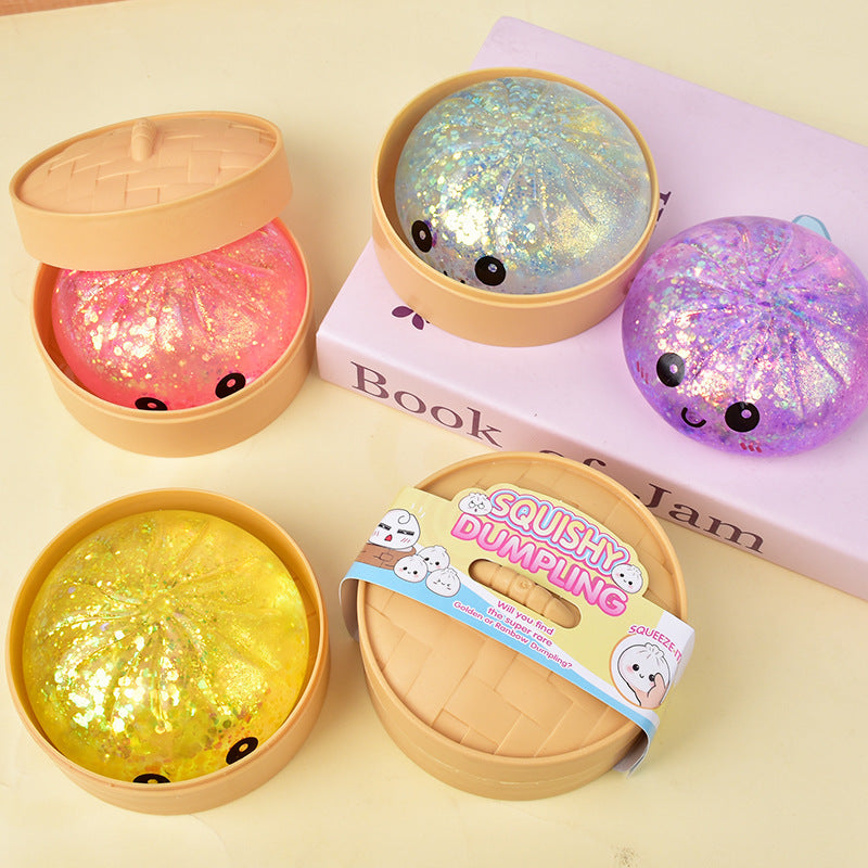 Smiley Face Steamed Bun Fast Rebound Squishy – product image 2