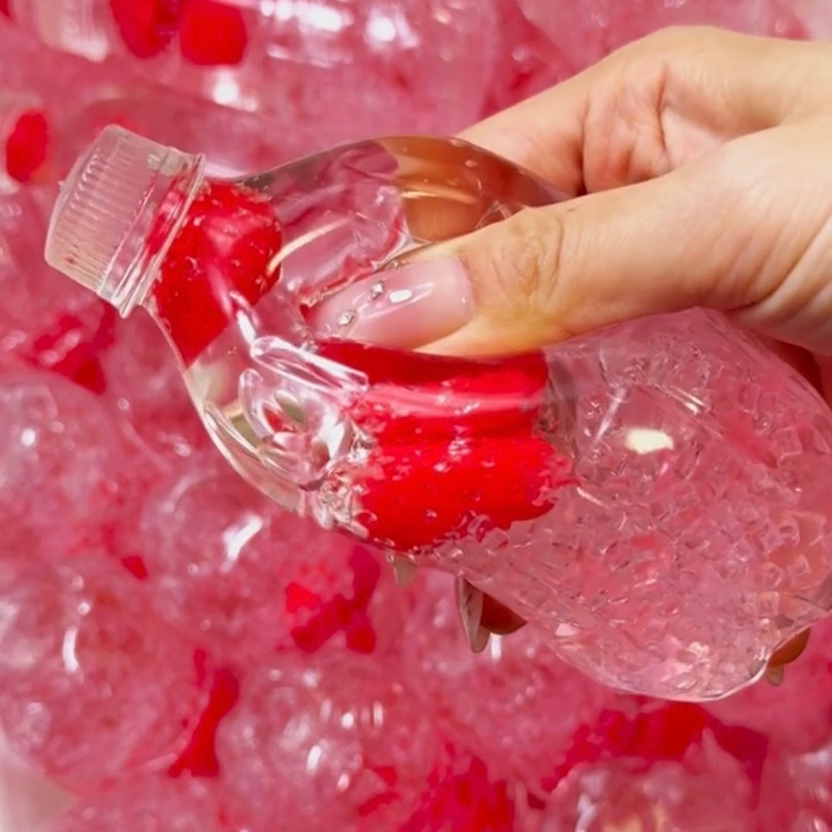 Handmade Strawberry / Blueberry Sparkling Water Stress Ball – product image 9