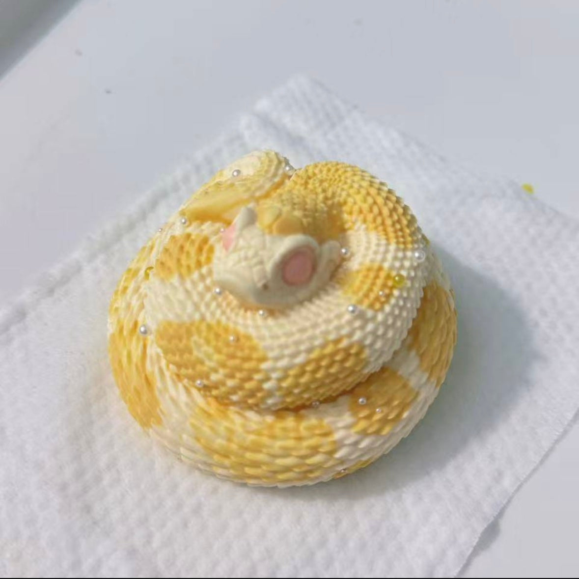 Handmade Circling Snake Taba Squishy Toy – product image 9